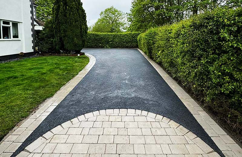 Black Tarmac Driveways