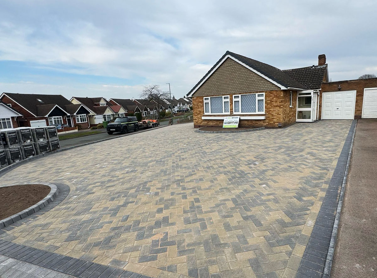 New Block Paving Driveway and Patio, Sutton Coldfield